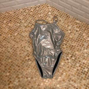 Dolphin Metallic one Piece Swim Suit 🌊